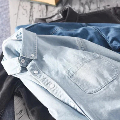 HERREN „RANCHER“ PREMIUM DENIM BUTTON UP