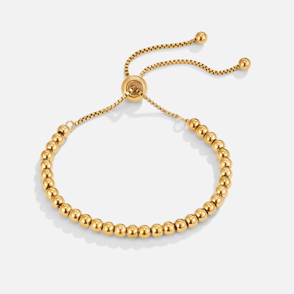 Nila – Vergoldetes Armband mit Perlen
