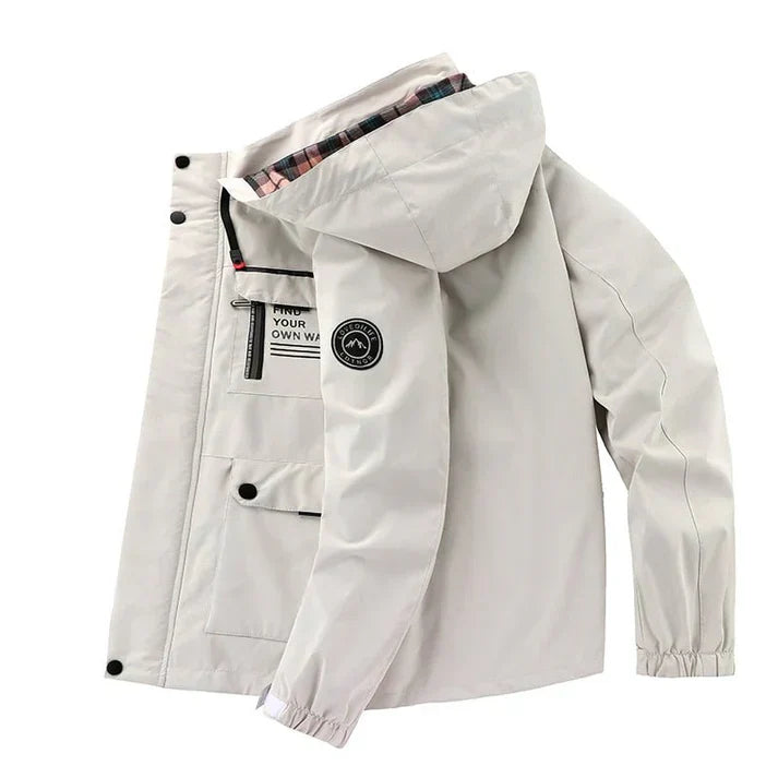 Nestor | Wasserabweisende Herrenjacke mit Karo-Futter