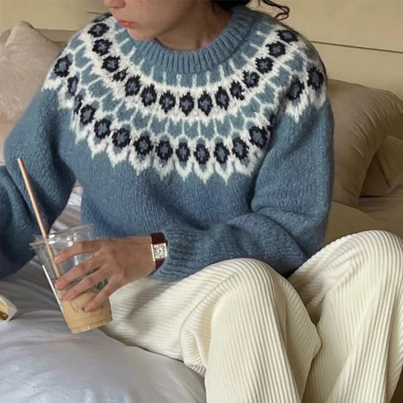 Nala | Damen Norweger Pullover | Warme