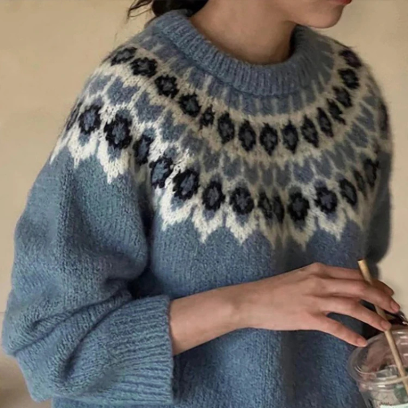 Nala | Damen Norweger Pullover | Warme