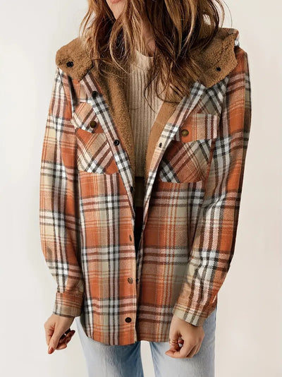 KARIERTER TEDDY FLEECE