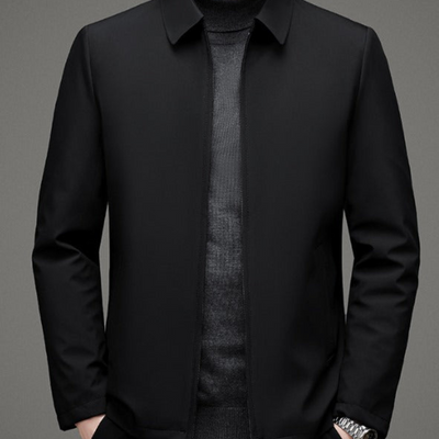 Wilbert | Herren Outdoor Jacke | Schwarz Mantel