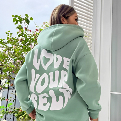 Tiffany | Damen Oversize Hoodie | Schwarz