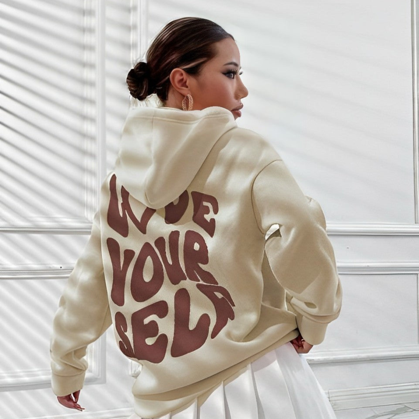 Tiffany | Damen Oversize Hoodie | Schwarz