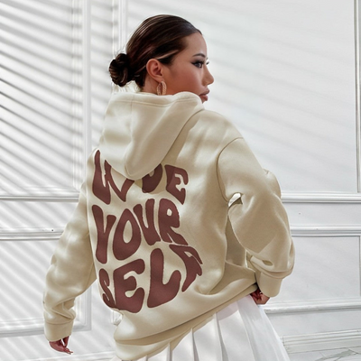 Tiffany | Damen Oversize Hoodie | Schwarz