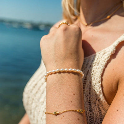 Perla - Süßwasserperlen-Armband