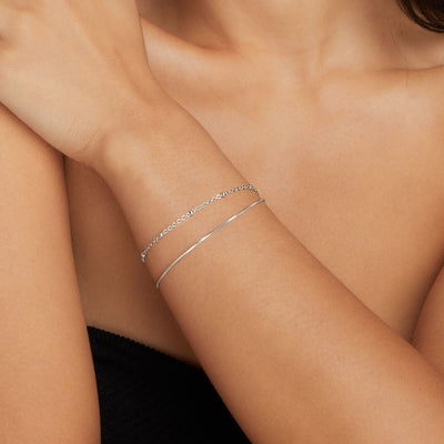Pia – Silbernes Mehrlagiges Armband