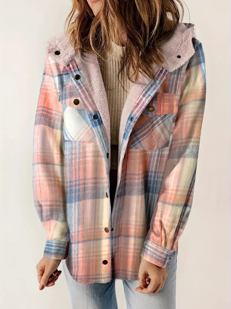 KARIERTER TEDDY FLEECE