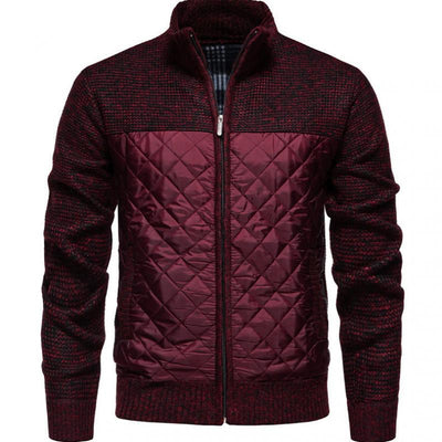 Herren Steppjacke mit Stehkragen
