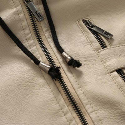 Vintage-Kapuzenjacke mit mehreren Taschen für Herren
