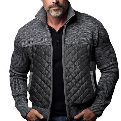 Herren Steppjacke mit Stehkragen