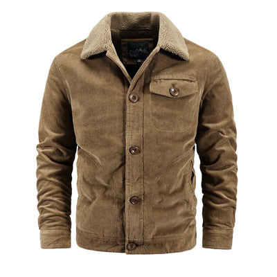 Vintage-Herrenjacke mit mehreren Taschen