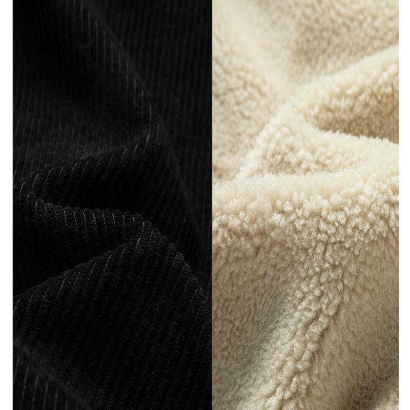 Herren-Knopfjacke mit Reverskragen