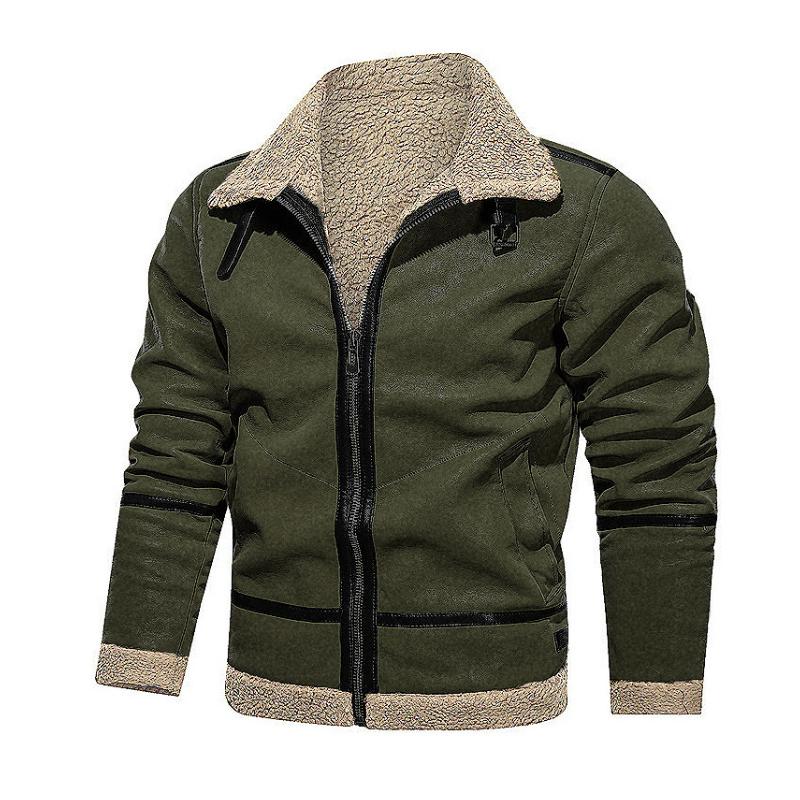 Herren-Zipper-Jacke mit Seitentaschen