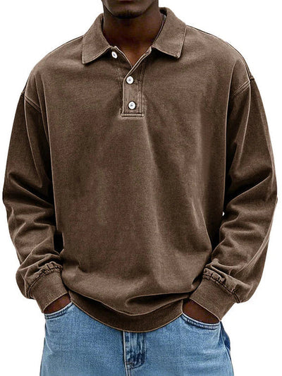 Langarm-Polo Smart-Casual