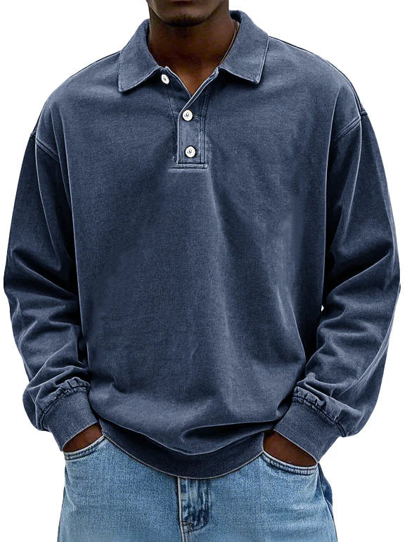 Langarm-Polo Smart-Casual