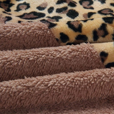 Teddy Pullover - extrem warmer und kuscheliger hoodie mit stylischem leopardenmuster für den frühling