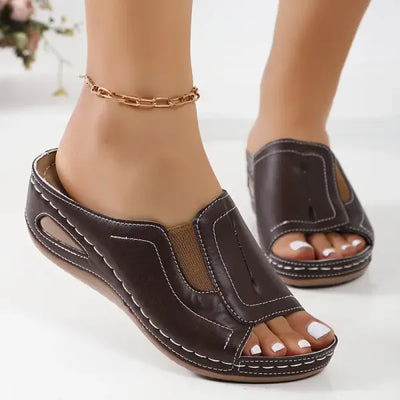 Welcy – Hochwertige Ledersandalen mit offener Spitze