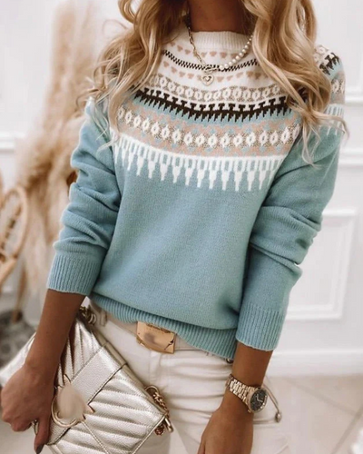 Darlene | Norweger Pullover Damen | Kurz