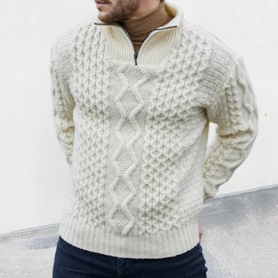 Uriel | Herren Pullover Mit Reißverschluss | Knit Sweater