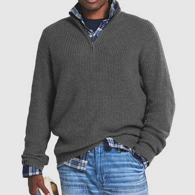 Austin | Herren Pullover mit Reißverschluss | Knit Sweater