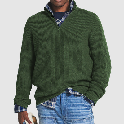 Austin | Herren Pullover mit Reißverschluss | Knit Sweater