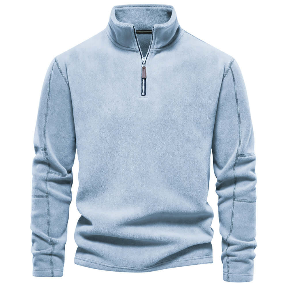 Baldwin | Herren Pullover Mit Reißverschluss | Schwarz Sweater