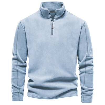 Baldwin | Herren Pullover Mit Reißverschluss | Schwarz Sweater