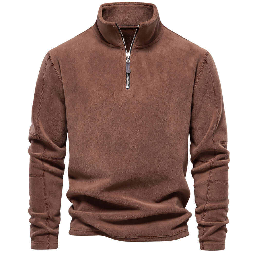 Baldwin | Herren Pullover Mit Reißverschluss | Schwarz Sweater