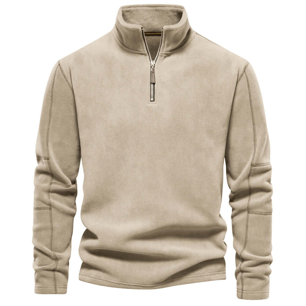 Baldwin | Herren Pullover Mit Reißverschluss | Schwarz Sweater