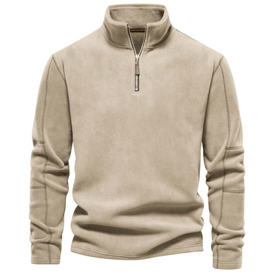 Baldwin | Herren Pullover Mit Reißverschluss | Schwarz Sweater
