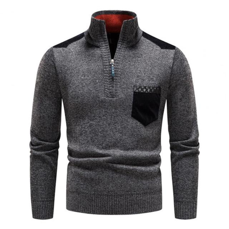 Brixton | Herren Pullover Mit Reißverschluss | Stehkragen Sweater