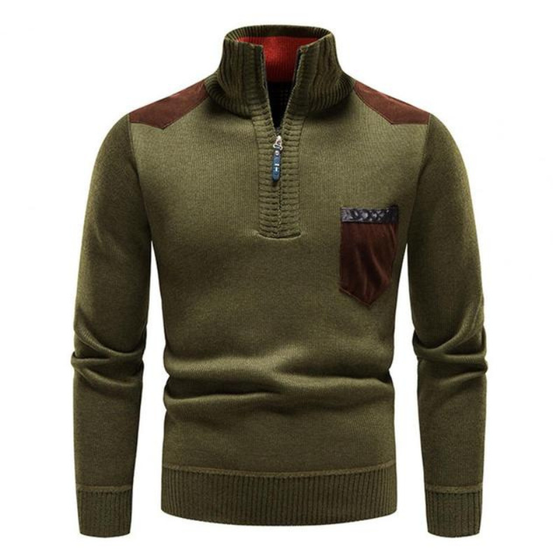 Brixton | Herren Pullover Mit Reißverschluss | Stehkragen Sweater