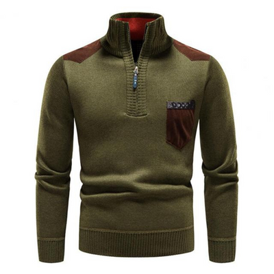 Brixton | Herren Pullover Mit Reißverschluss | Stehkragen Sweater