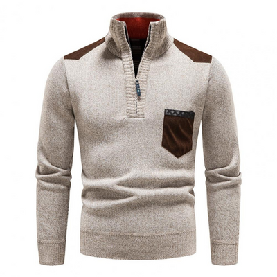Brixton | Herren Pullover Mit Reißverschluss | Stehkragen Sweater