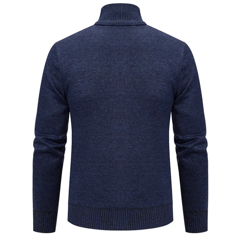 Damian | Herren Pullover mit Reißverschluss | Strick