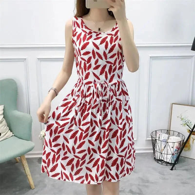 Mayuri – Bezauberndes Minikleid aus Baumwolle mit Print