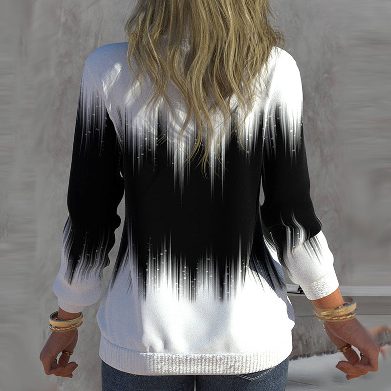 Chantal | Damen Reißverschluss Pullover | Weiß