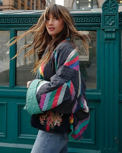 ALINA™ - ÜBERGROẞE VINTAGE-JACKE
