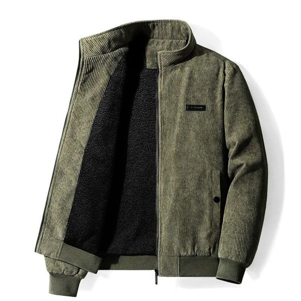Retro-Samtjacke mit Sherpa-Futter für Herren - Elias