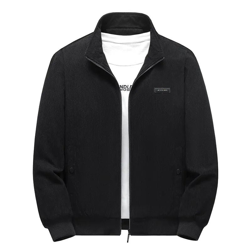 Retro-Samtjacke mit Sherpa-Futter für Herren - Elias