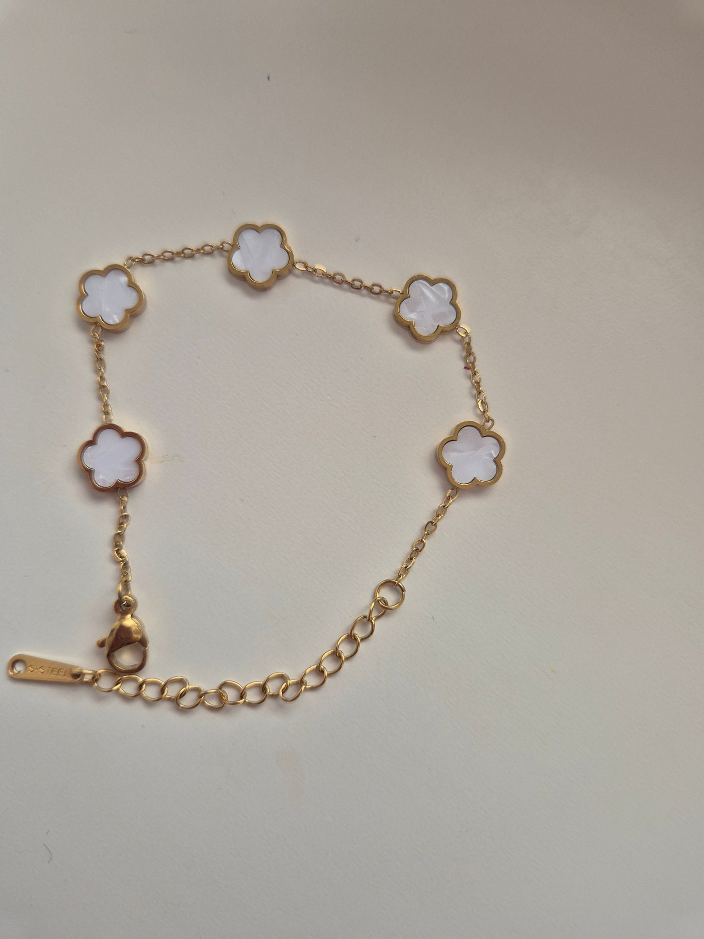 Lana Kleeblatt-Armband | Vergoldet