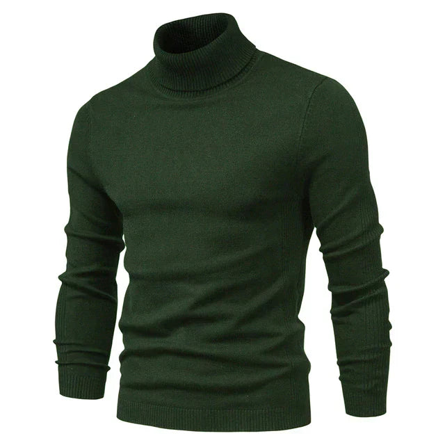 Roderich | Rollkragenpullover Herren | Schwarz Pullover