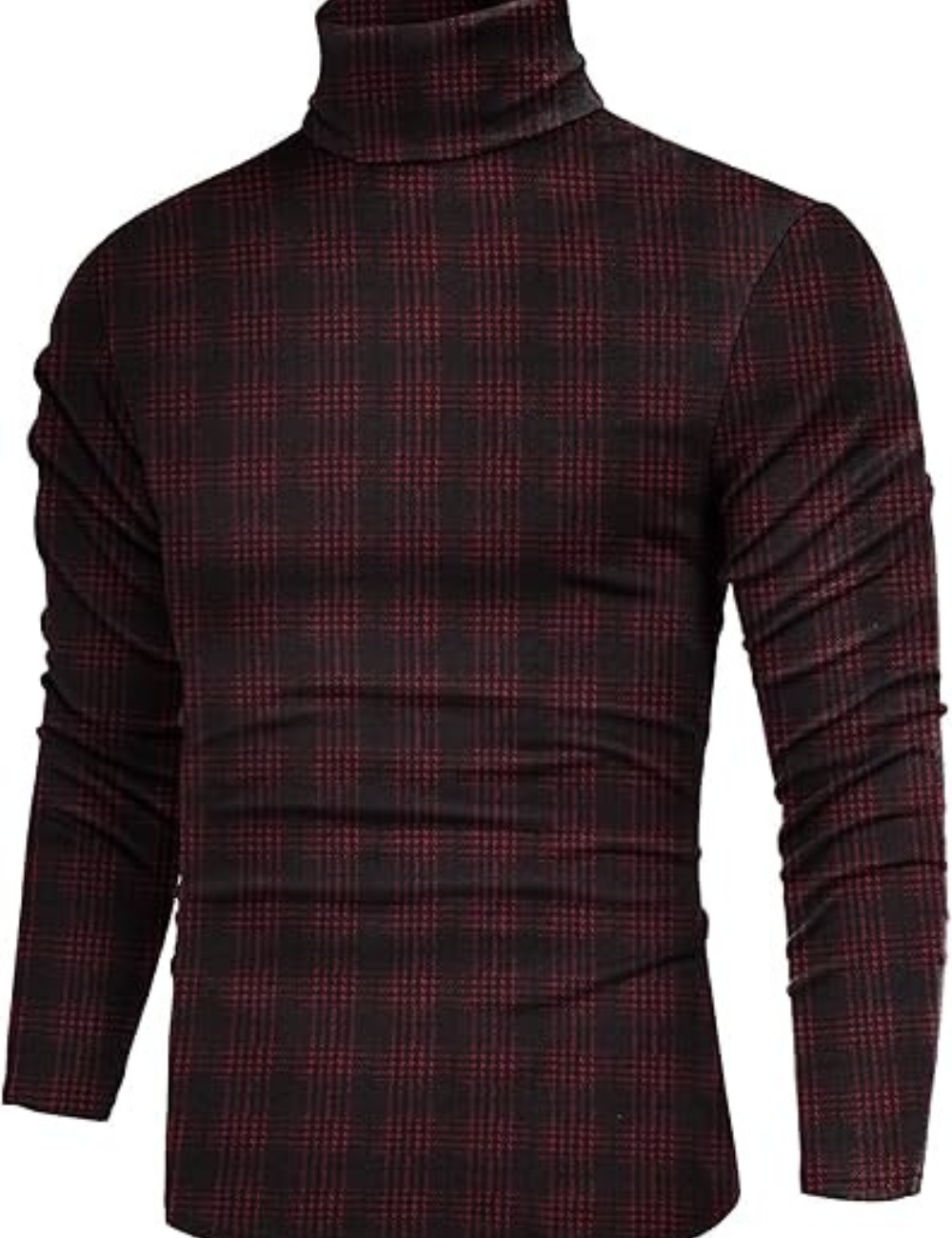 Dacian | Herren Rollkragenpullover Schwarz | Kurz