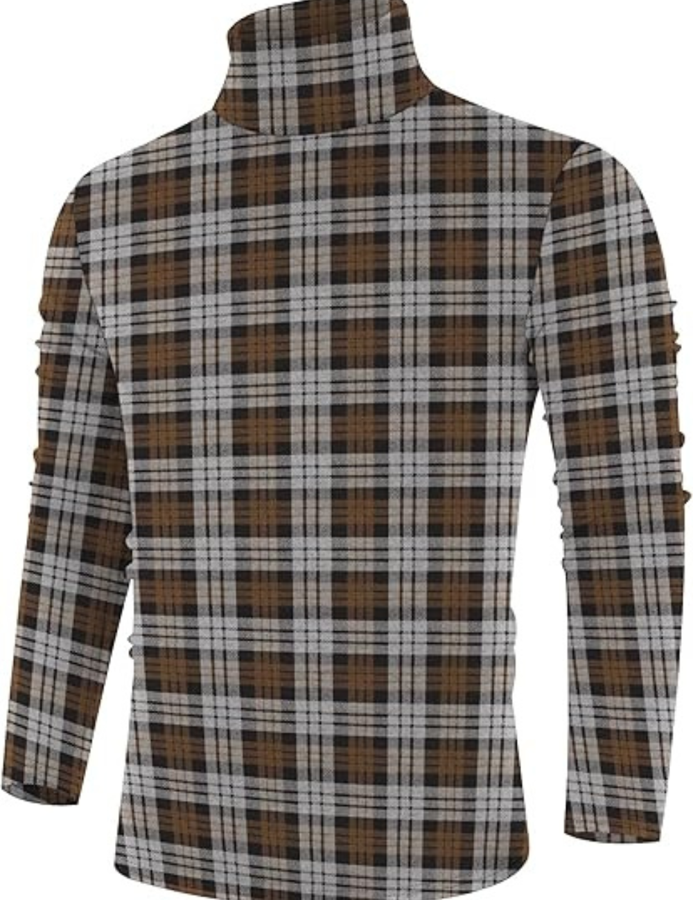 Dacian | Herren Rollkragenpullover Schwarz | Kurz