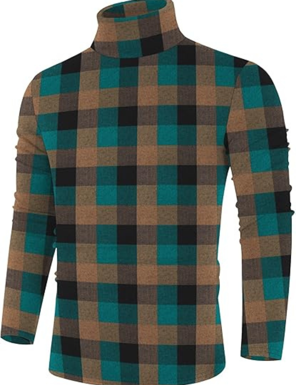 Dacian | Herren Rollkragenpullover Schwarz | Kurz