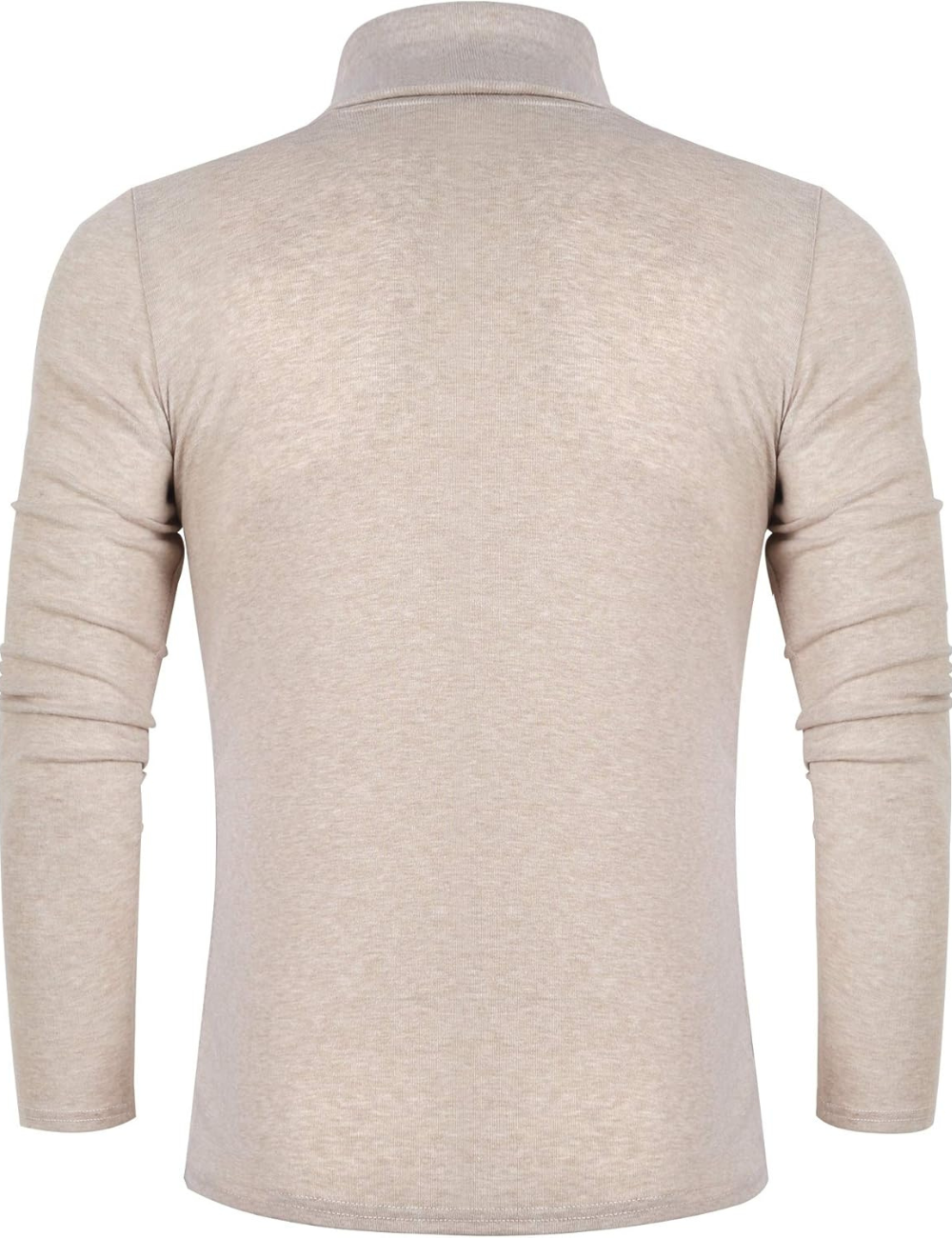 Dacian | Herren Rollkragenpullover Schwarz | Kurz