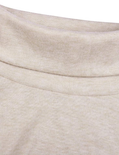 Dacian | Herren Rollkragenpullover Schwarz | Kurz