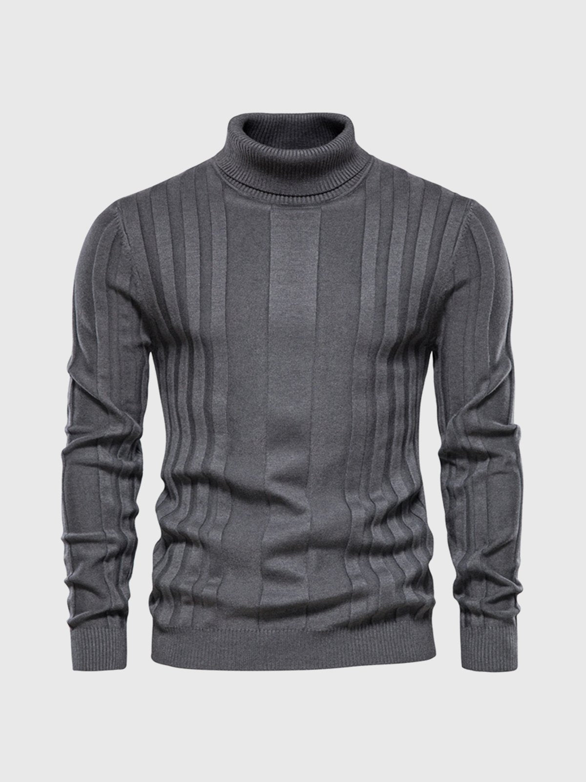 Keifer | Herren Rollkragenpullover Schwarz | Warme